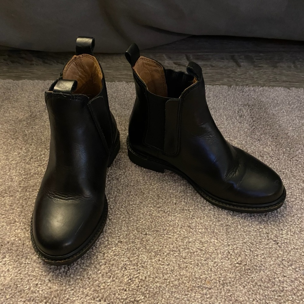Zara Kids Leather Ankle boots size US 11 toddler